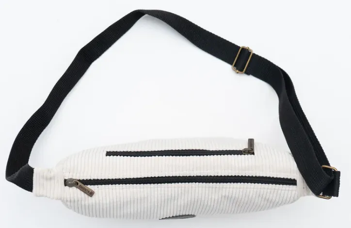EMENTA SB - FIUZA PATCH CORDUROY BAG - WHITE