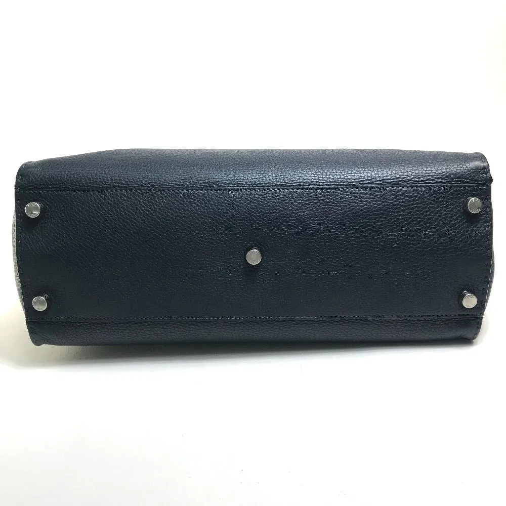 FENDI Business bag 7VA388 leather Navy x blue Celeria Peekaboo mens Used