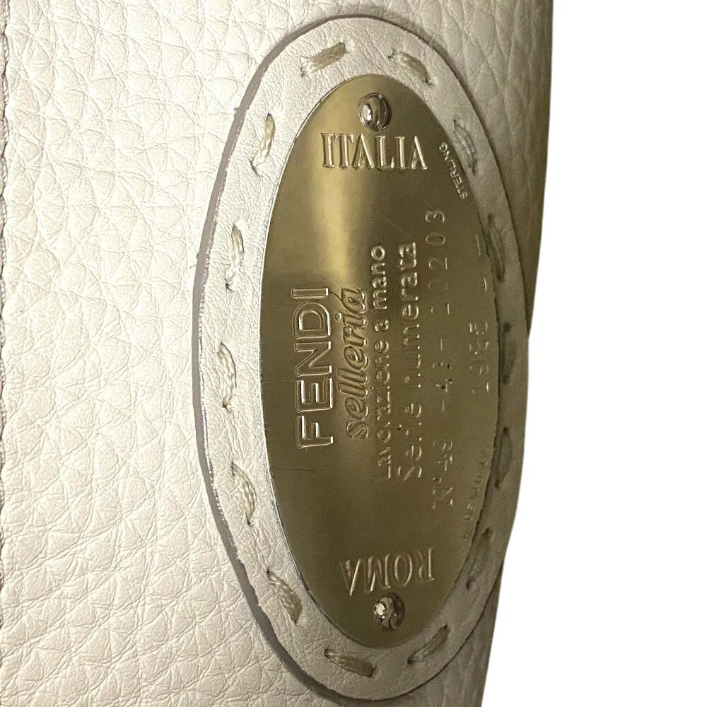 FENDI Handbag 8BN226 leather gray Peek-a-boo regular