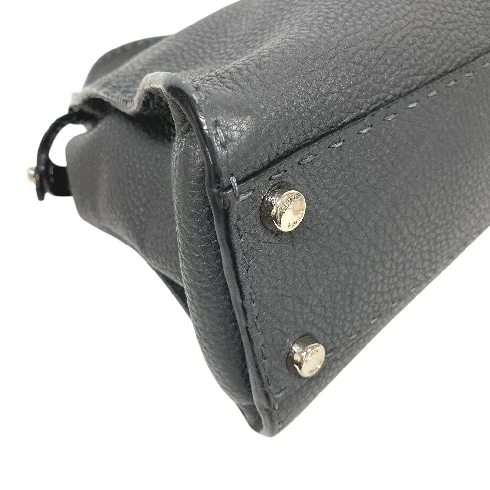 FENDI Handbag 8BN226 leather gray Peek-a-boo regular