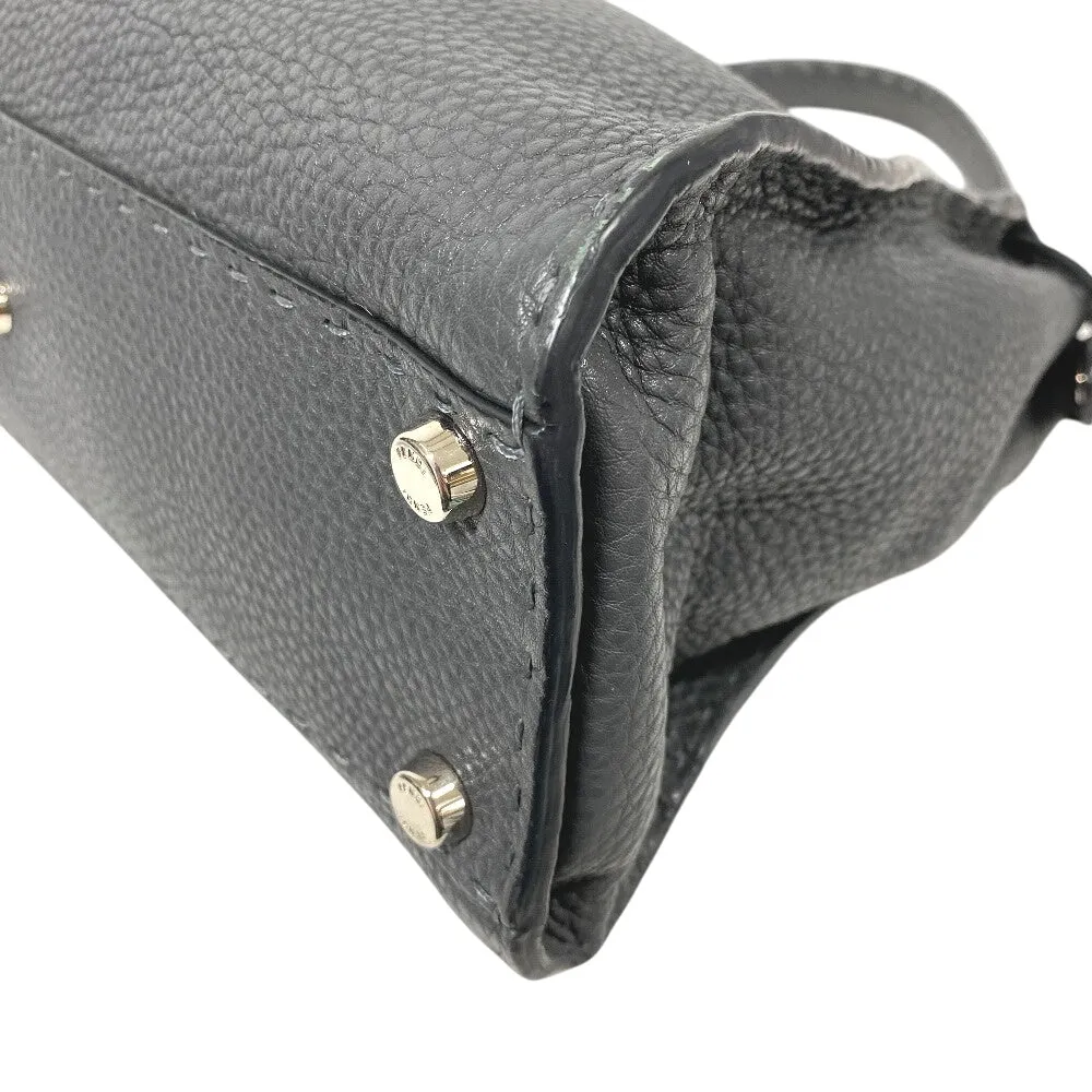 FENDI Handbag 8BN226 leather gray Peek-a-boo regular