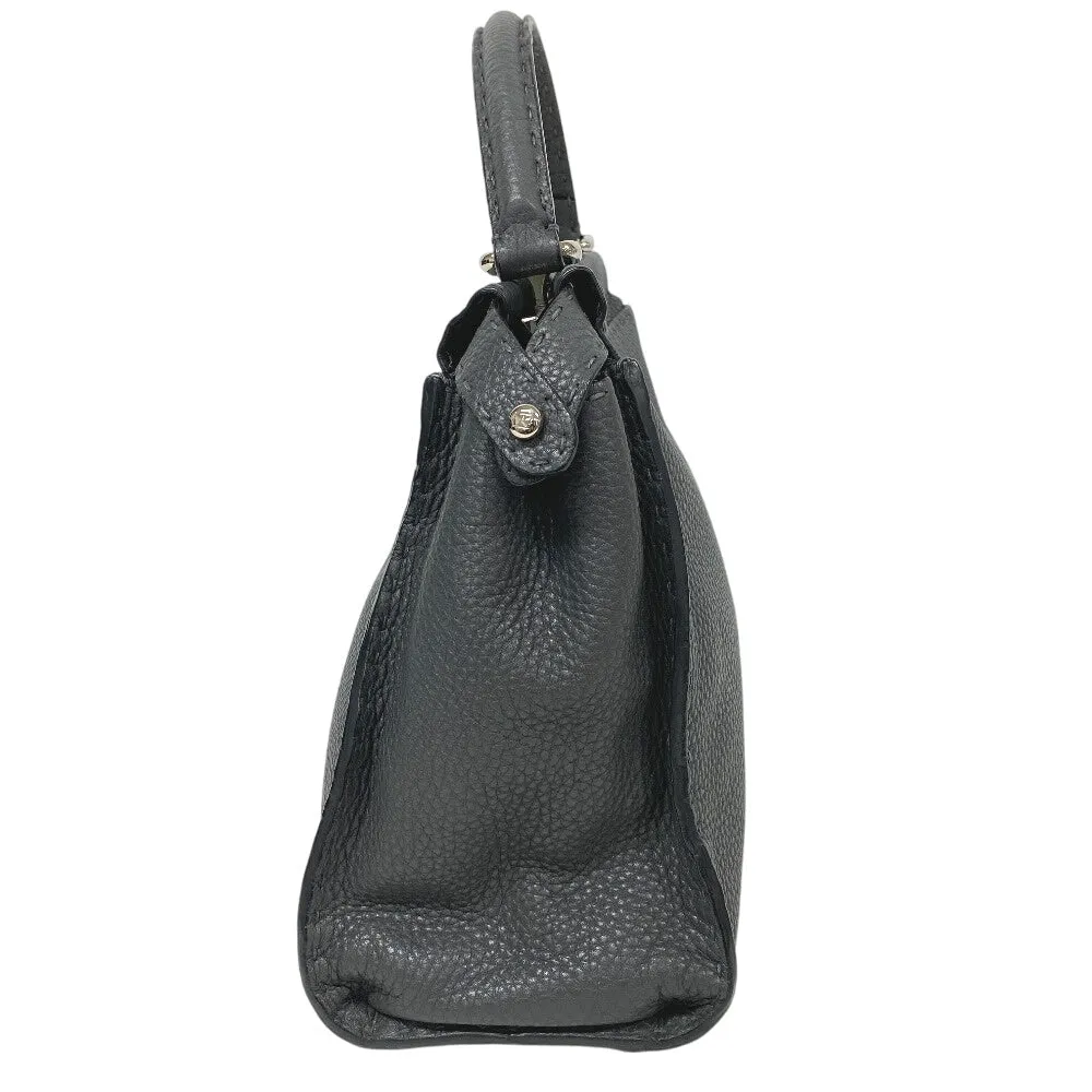 FENDI Handbag 8BN226 leather gray Peek-a-boo regular