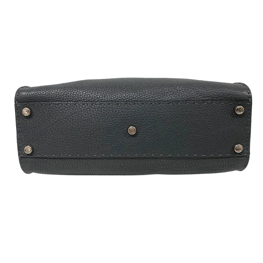 FENDI Handbag 8BN226 leather gray Peek-a-boo regular