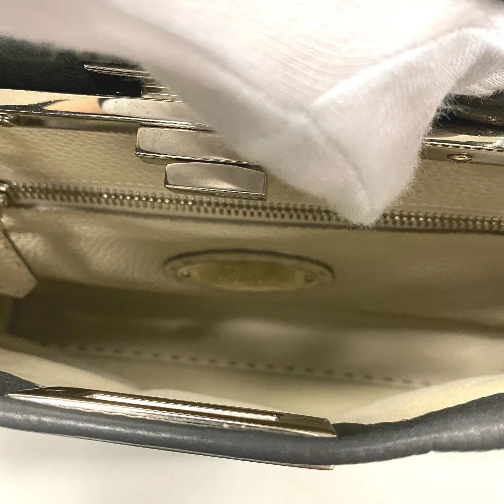 FENDI Handbag 8BN226 leather gray Peek-a-boo regular
