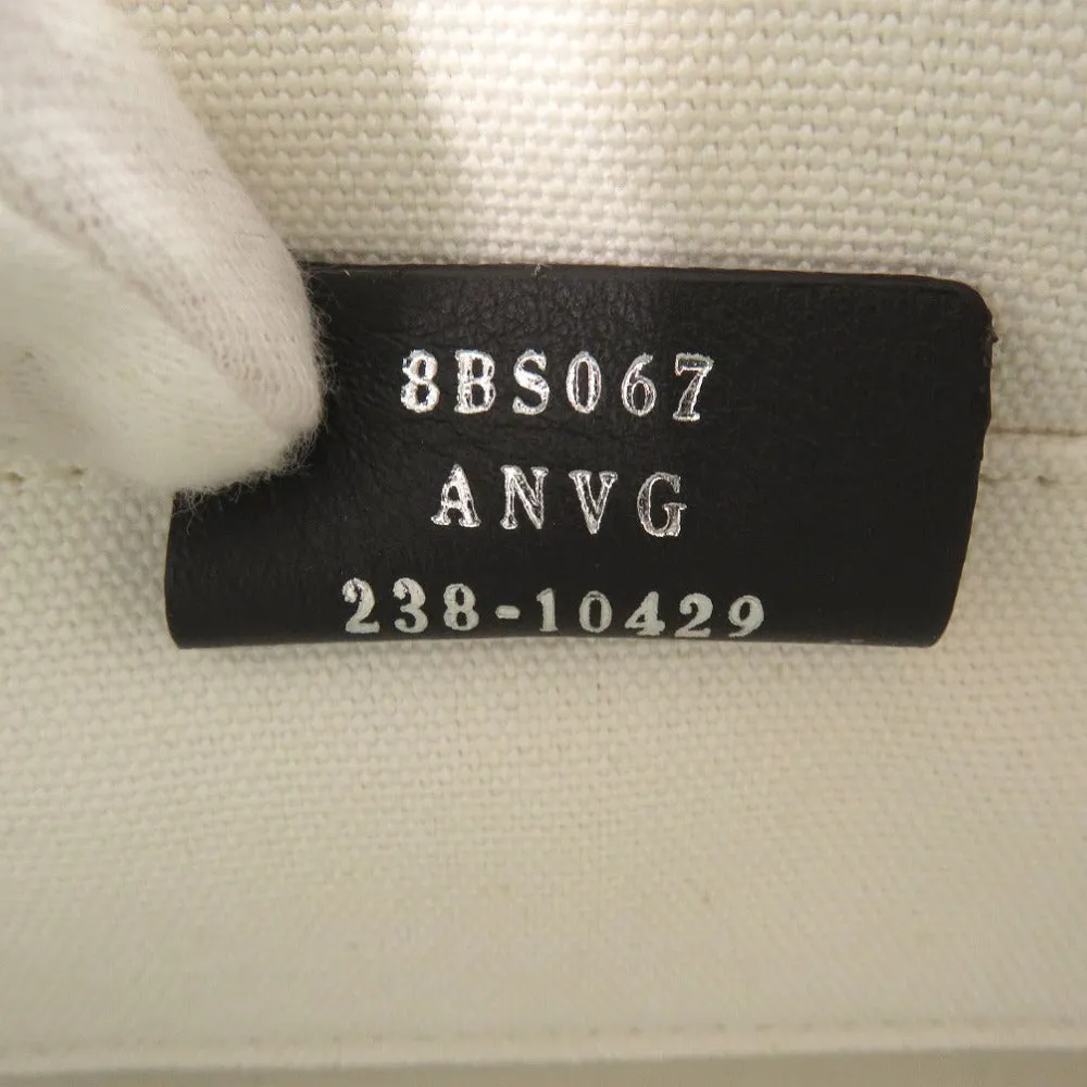 FENDI Handbag 8BS067 ANVG Canvas, Leather white By the way small