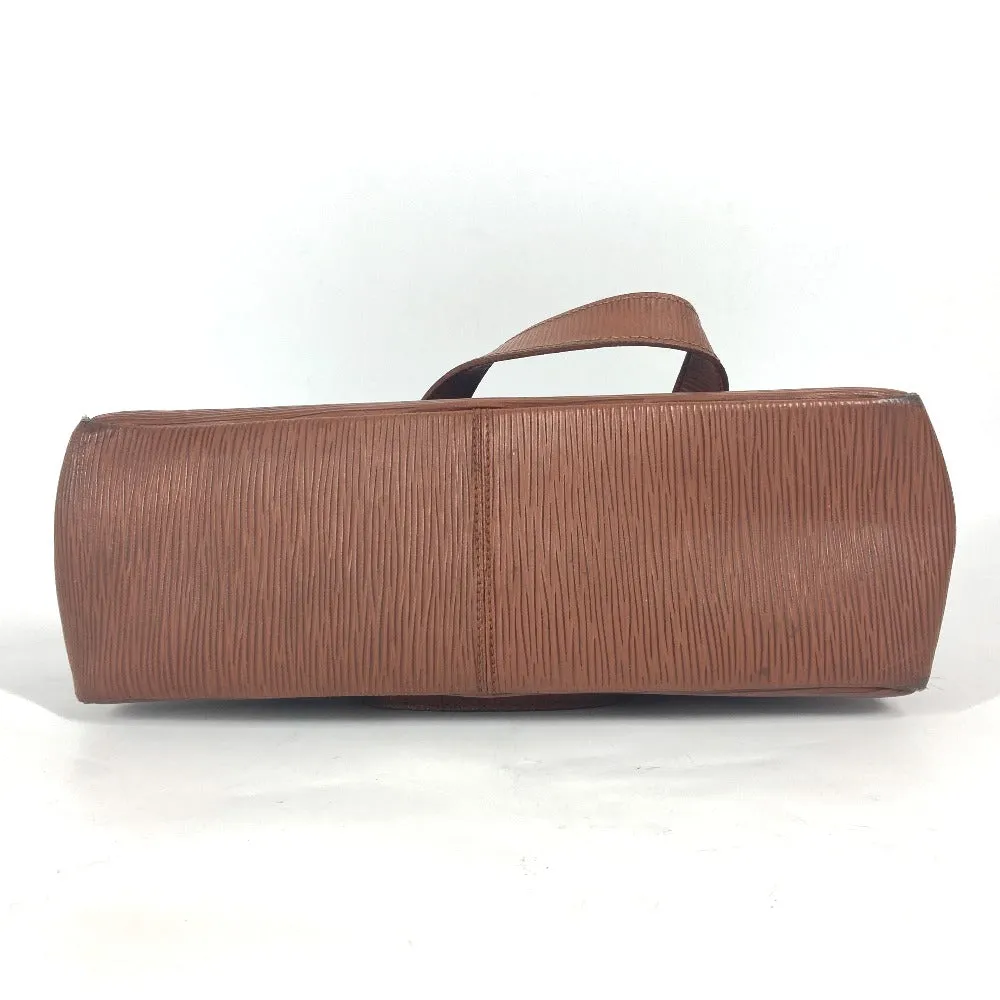FENDI Handbag leather Brown vintage FF logo