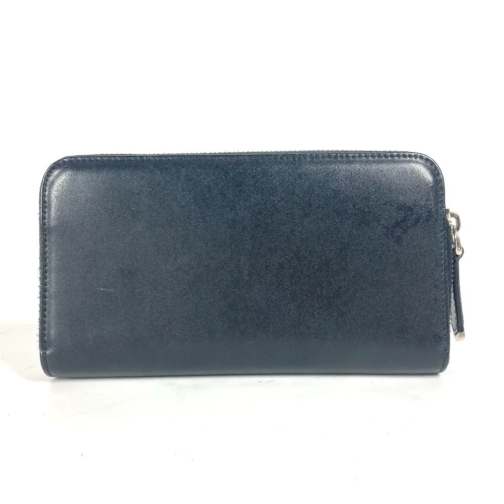 FENDI Long Wallet Purse 8M0299 leather black Long wallet Studs
