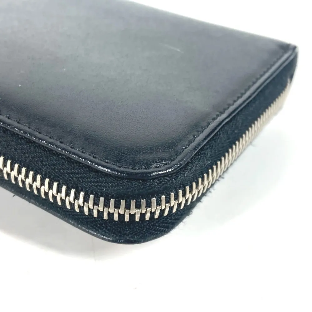 FENDI Long Wallet Purse 8M0299 leather black Long wallet Studs