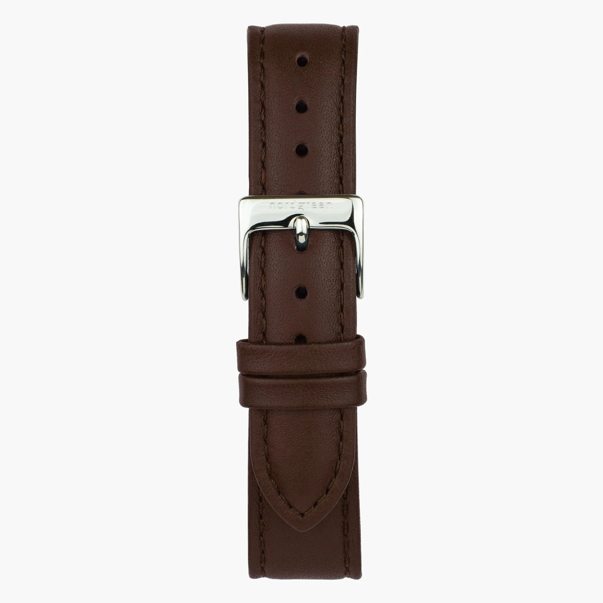 Native | Navy Dial - Dark Brown Leather