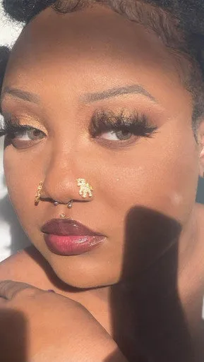 Pony Nose Stud Ring Piercing Jewelry
