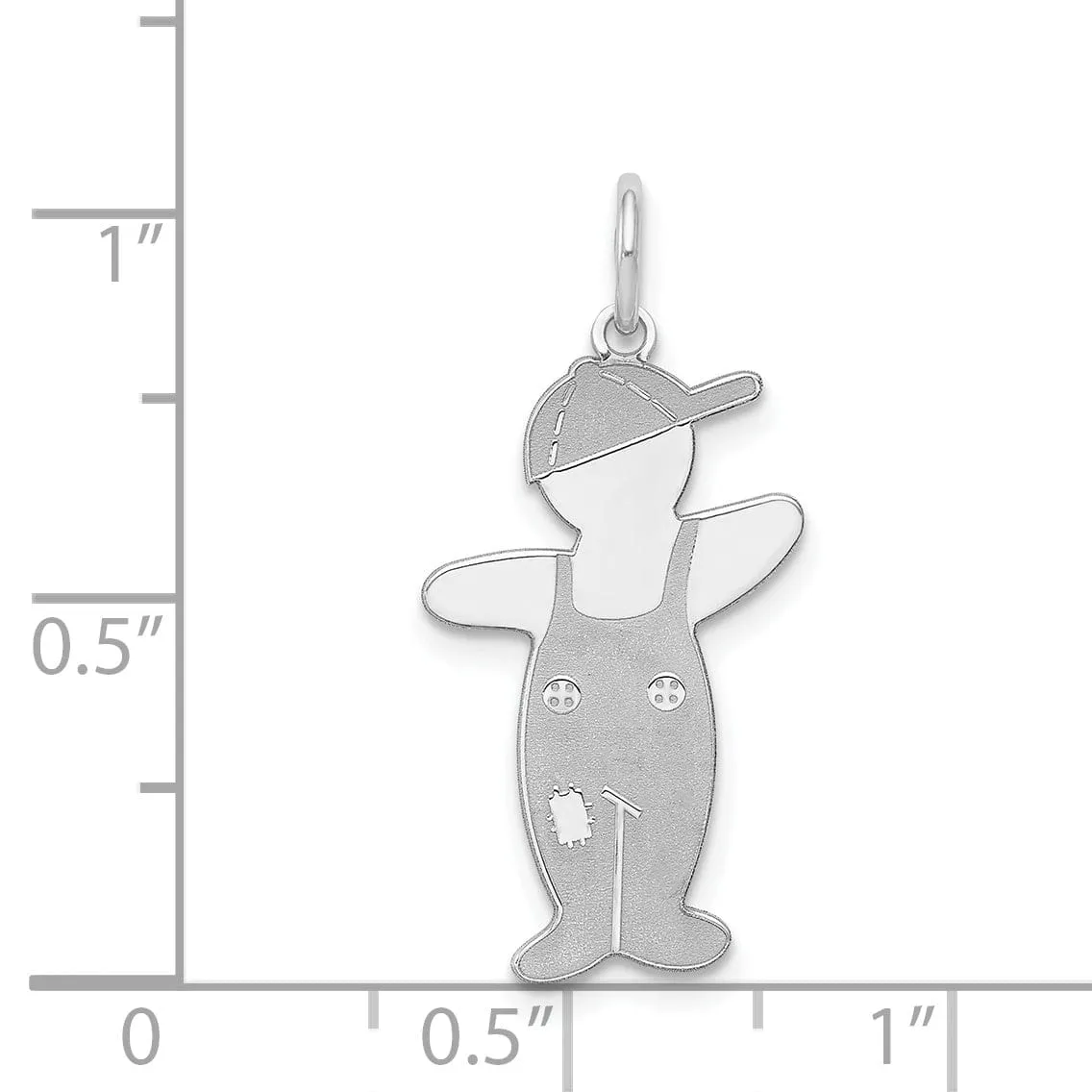 Sterling Silver Spunky Cuddle Charm Pendant