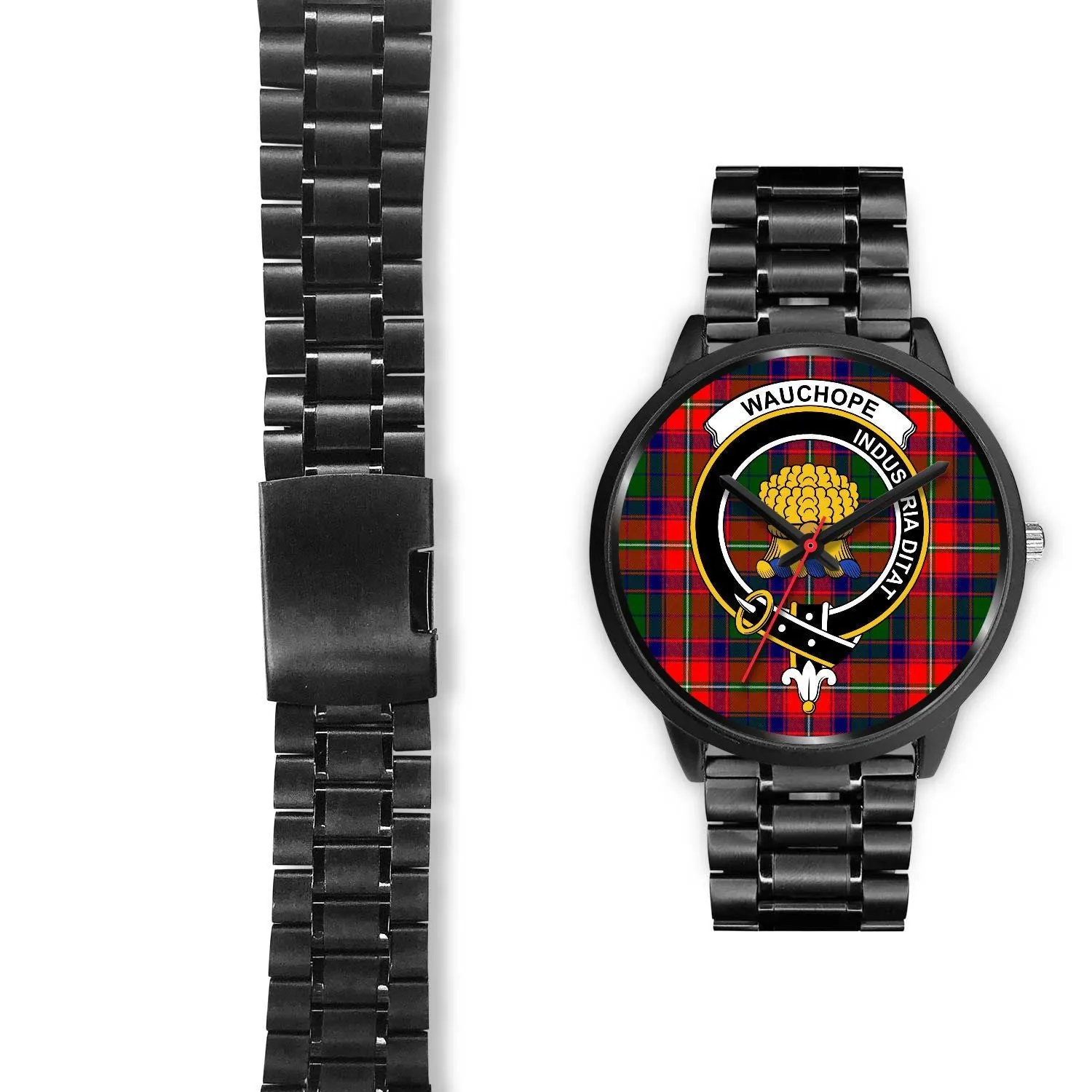 Wauchope Clan Badge Tartan Black Watch