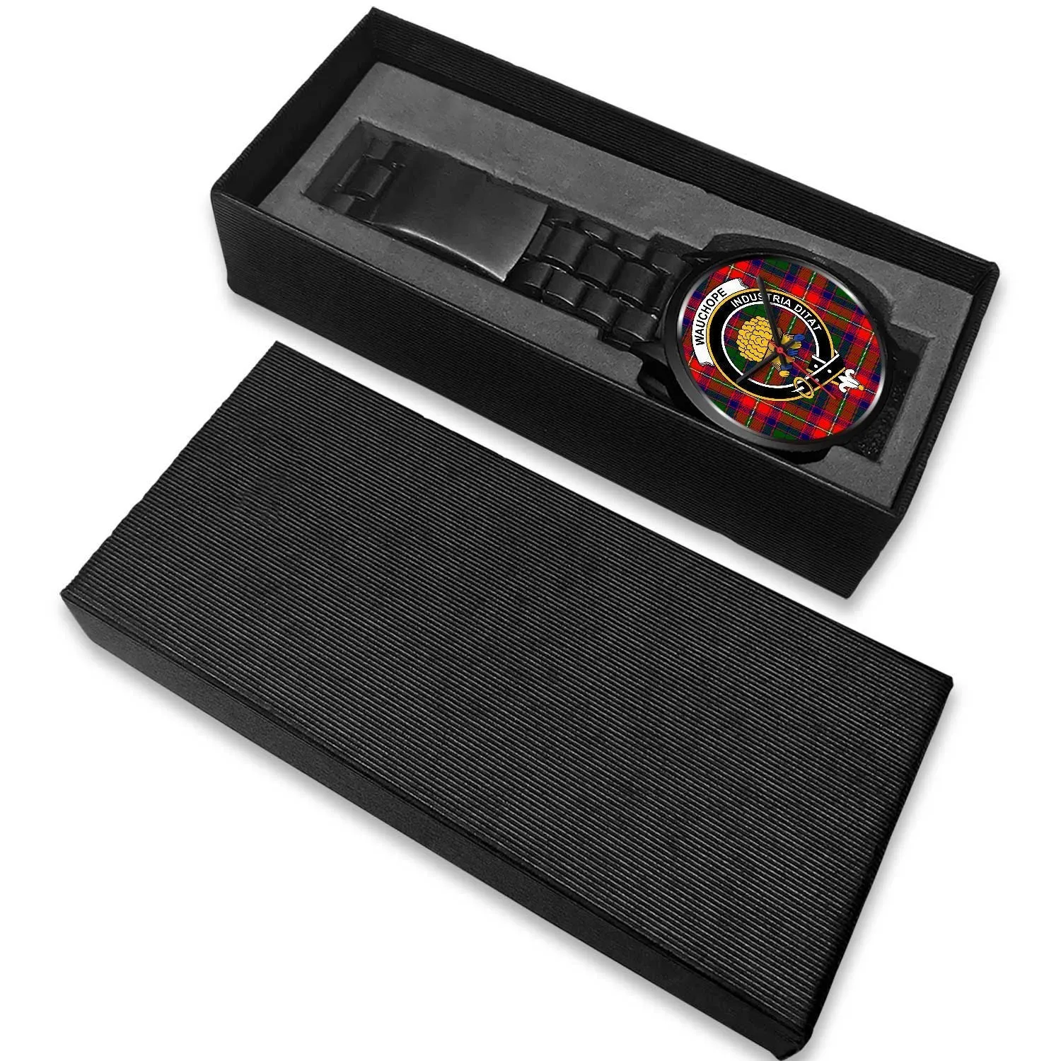 Wauchope Clan Badge Tartan Black Watch