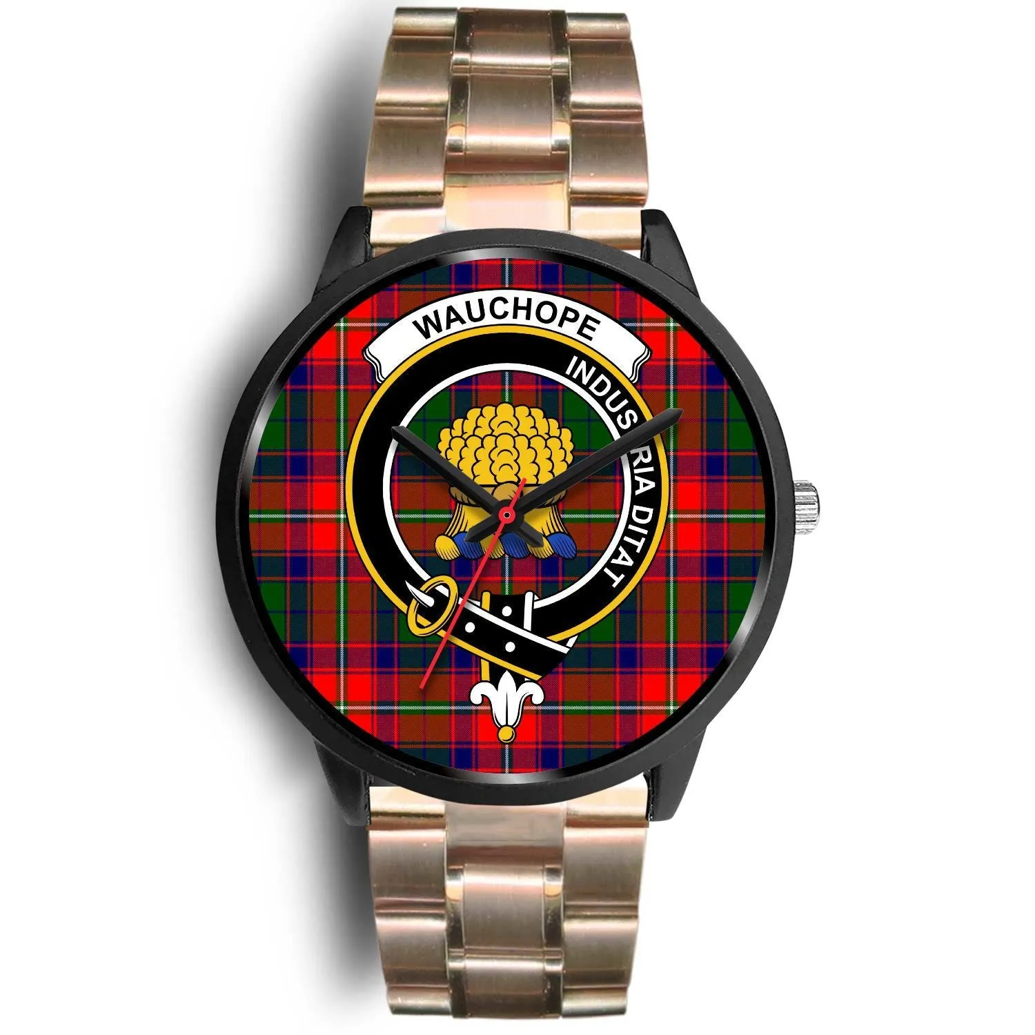 Wauchope Clan Badge Tartan Black Watch