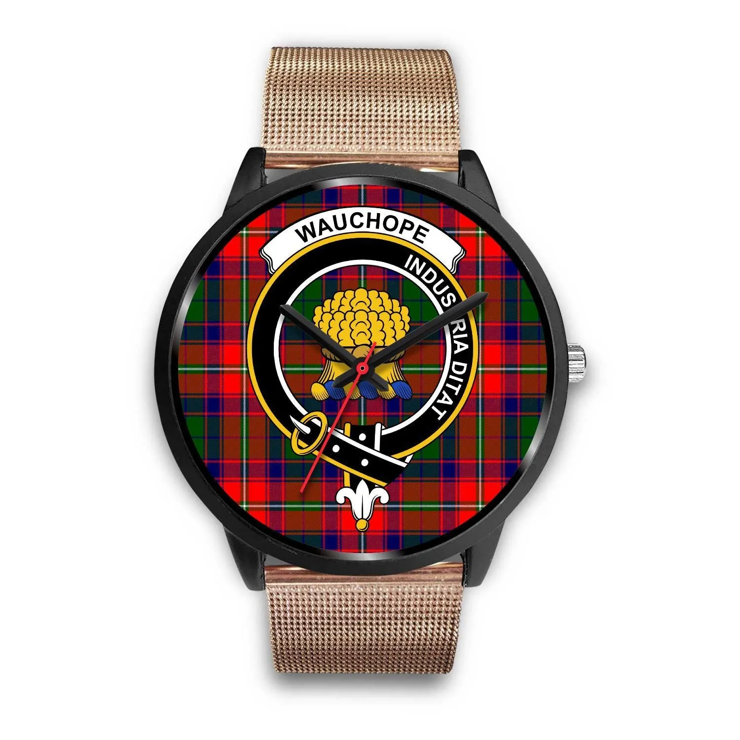 Wauchope Clan Badge Tartan Black Watch
